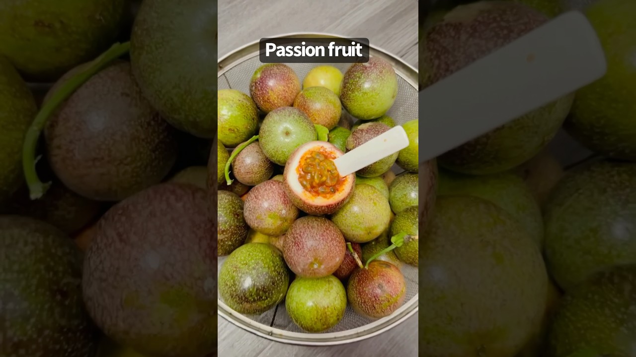 Passion fruit cutting and How To Eat easiest way