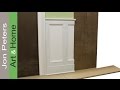 Tips on designing and installing chair rail and panel molding by Jon Peters