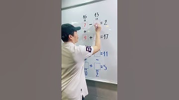 Luyện trí não với bài toán cộng trừ nhân chia🤪#maths