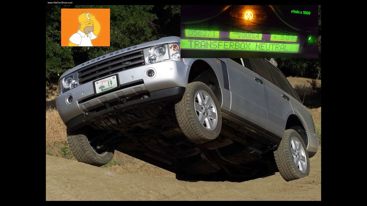 Range Rover Transfer Box Neutral message fix YouTube