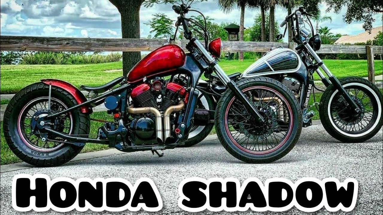 Honda shadow the best custom in the world exhaust sound compilation