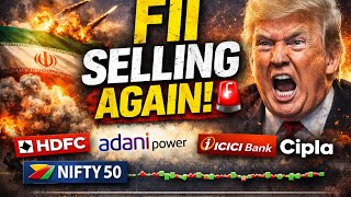 FII Selling Again !US–Iran War Impact! Is Indian Economy Weak Now
