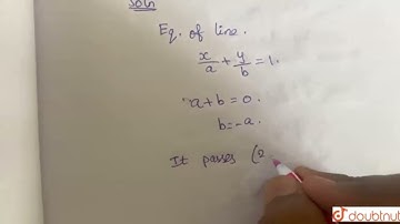 Find the equation of the straight line passing through the point `(2,3)` | Class 12 Maths | Doubtnut