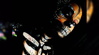 Half skull half glam /makeup tutorial/sfx