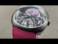 H. Moser &amp; Cie Streamliner Cylindrical Tourbillon Alpine Pink Livery 6811-1202 Watch Review