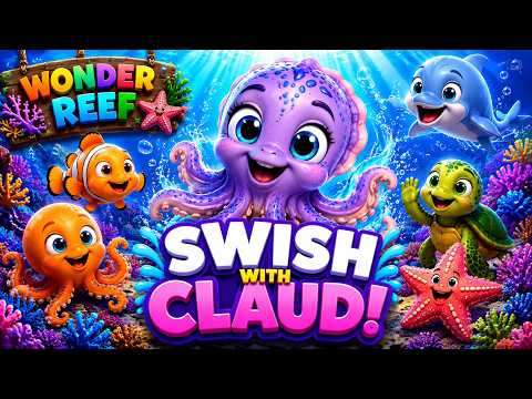 Swish With Claud! | Cuttlefish Song for Kids | Dance & Sing Along | Wonder Reef