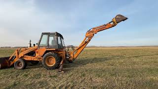 Case 580C 2WD loader backhoe, S/N 8951216