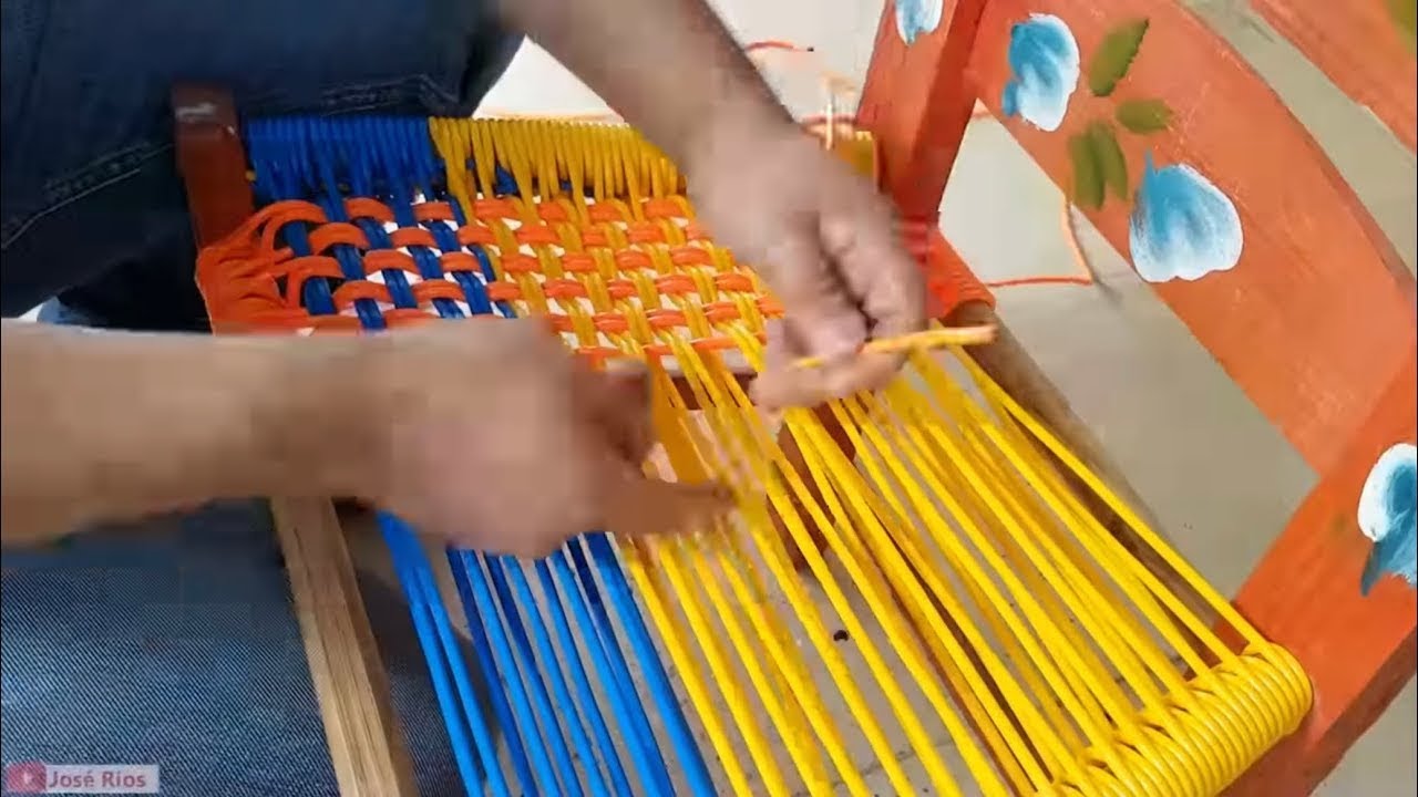Como tejer una silla de madera  PASO A PASO. MUY FÁCIL!!
