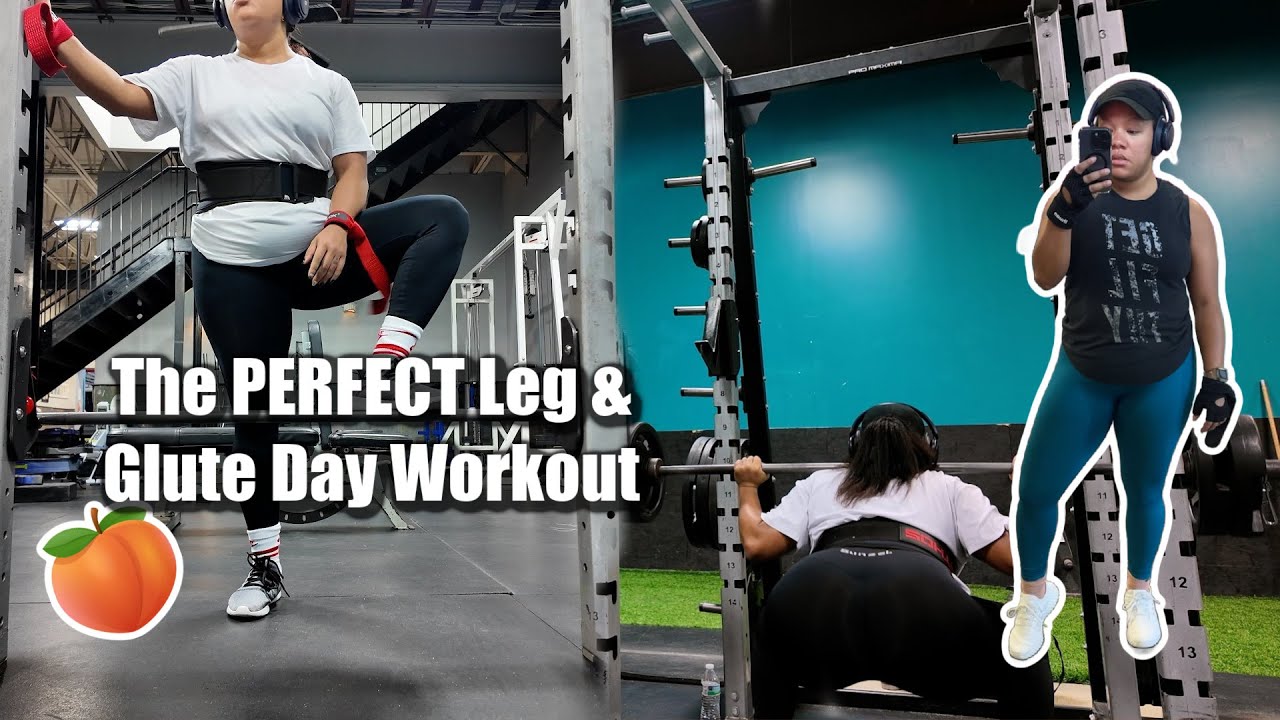 FULL Leg & Glute Day Mic'd Up Workout | Workout With Me - YouTube