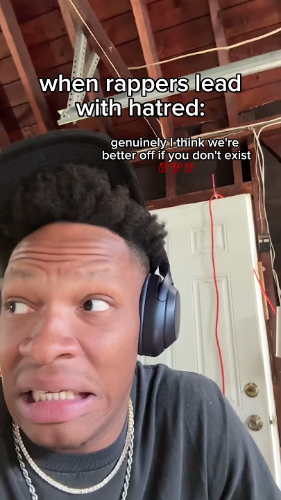 when rappers lead with hatred #relatable #rap #hate