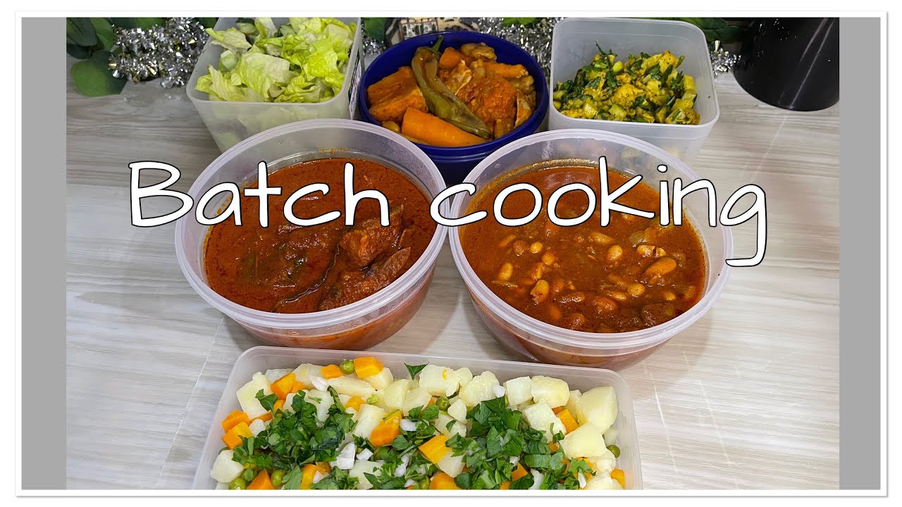 كيما عودتكم باتش كوكينغ جديد و وصفات متنوعة ترتحك مالتعب أسبوع كامل 👌 🥰 Batch cooking