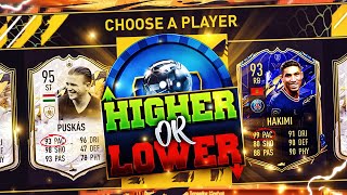 HIGHER or LOWER DRAFT BATTLE ft. Sunzone ⚽🔥 FIFA 22
