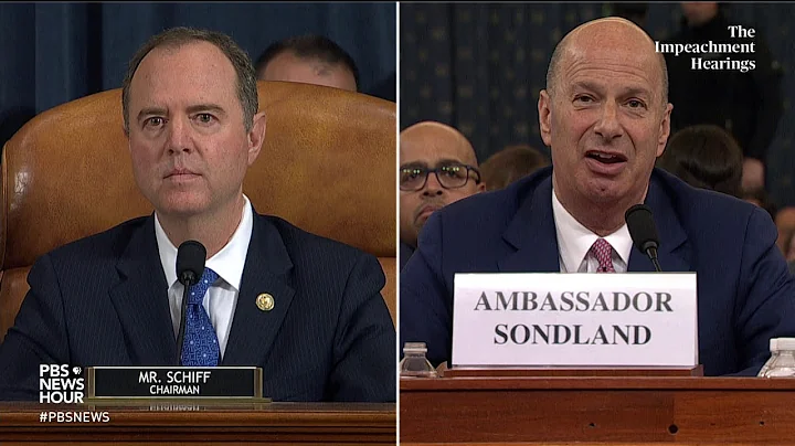 WATCH: Sondland recalls Trump saying there was ‘no quid pro quo’ | Trump's first impeachment