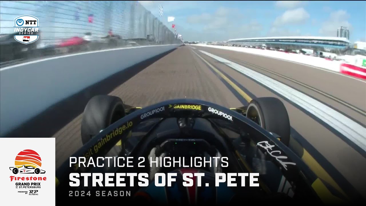 Practice 2 Moments // 2024 Firestone Grand Prix of St. Petersburg ...
