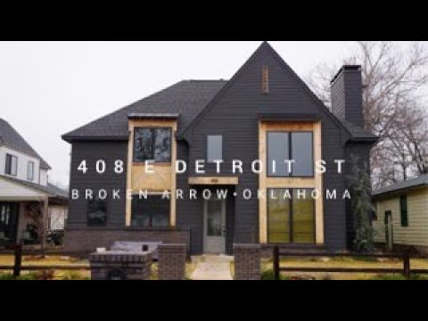 408 E Detroit St, Broken Arrow, OK home video tour