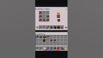 Crafting  Redstone Minion😜in Hypixel Minecraft #minecraftpe #hypixel #2023