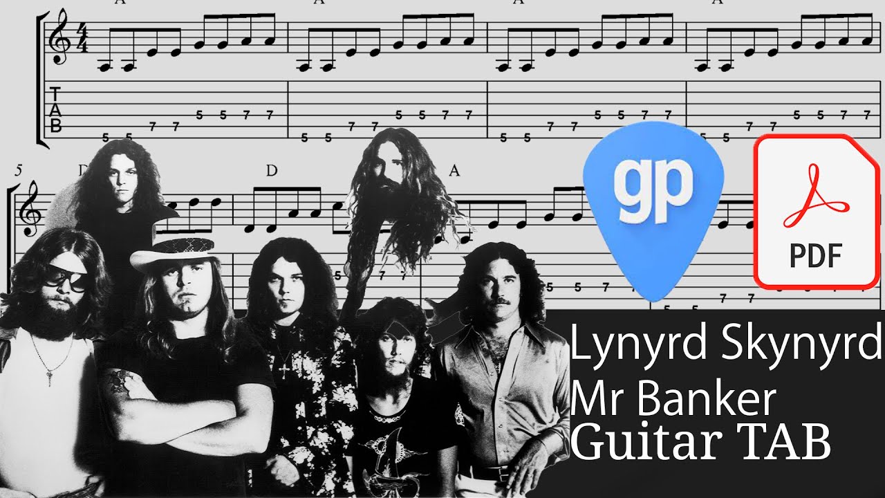 Lynyrd Skynyrd Mr Banker Guitar Tabs [TABS] YouTube