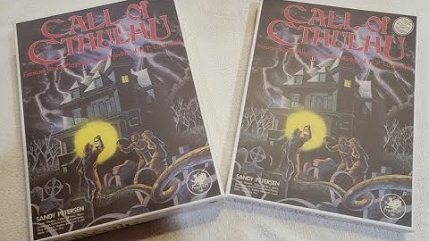 Call of Cthulhu Classic Kickstarter Unboxing