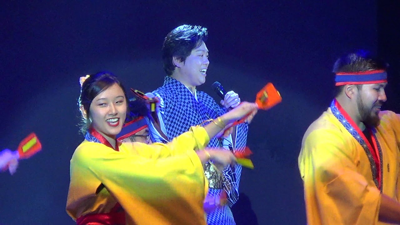 Miyama Hiroshi In Brasil -parte final do show -IYOSO TAMASHI /YOSAKOI NARUTO BUSHI /BOKYO SANGA