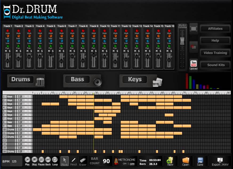 Dr Drum Beat Maker Software Make Beats Now! - YouTube