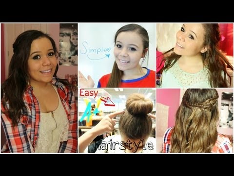 Quick And Easy Hairstyles Krazyrayray
