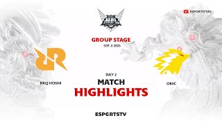 RRQ Hoshi vs ONIC HIGHLIGHTS MPL ID S16 | ONIC VS RRQ ESPORTSTV
