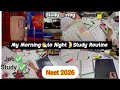 2/365 days||| how I managed job and study**||neet2026 || start preparing for neet 2026