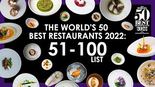 The Worlds 50 Best Restaurants 2022 51-100 List
