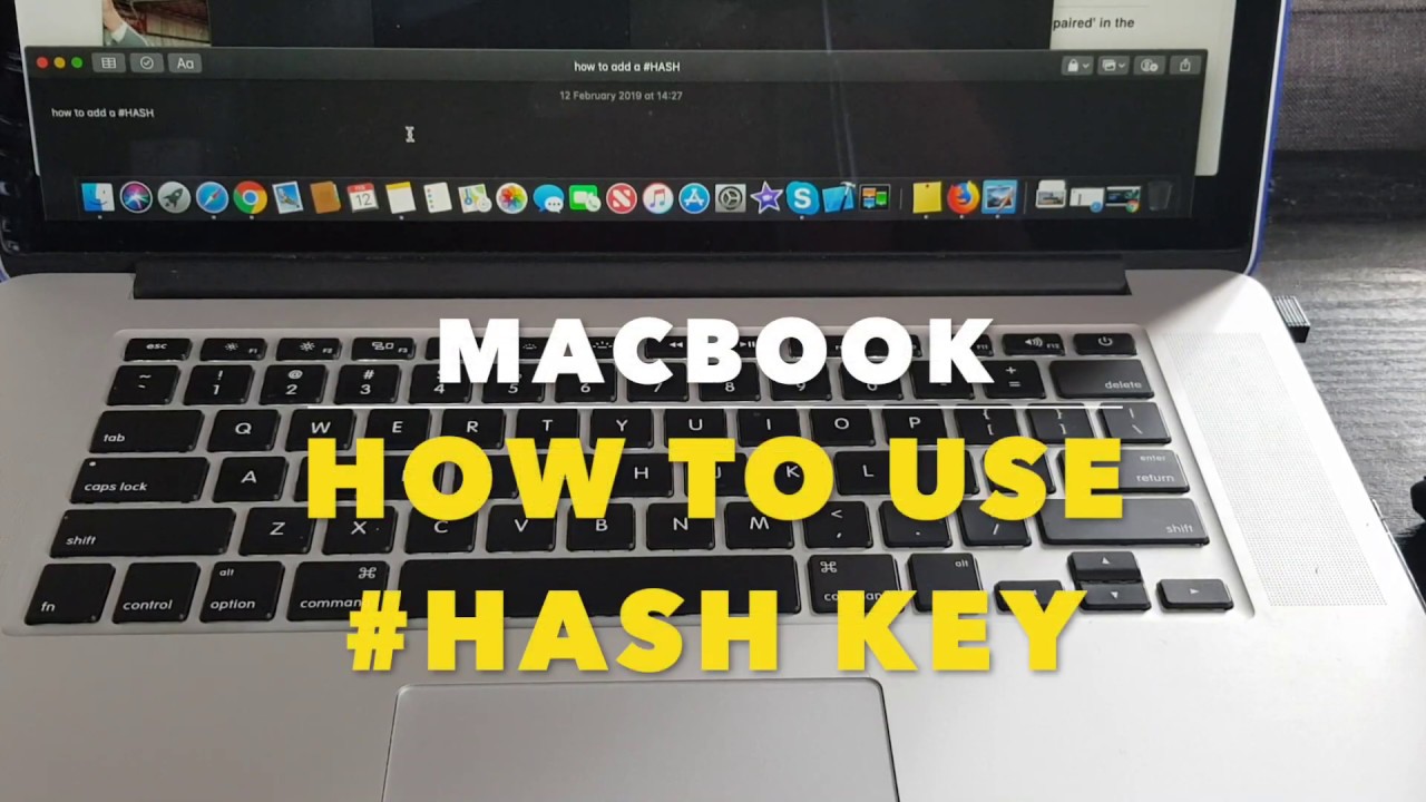  MacBook How To Type The Hash Character YouTube