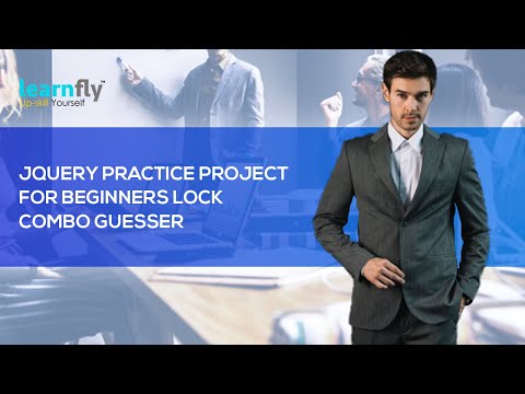 jQuery Practice Project for Beginners Lock Combo Guesser-Laurence Svekis|Learnfly
