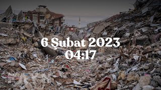 5 Dakikada 6 Şubat 2023 Depremi
