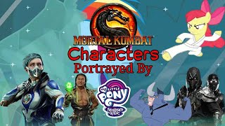 Mortal Kombat Characters Portrayed By My Little Pony