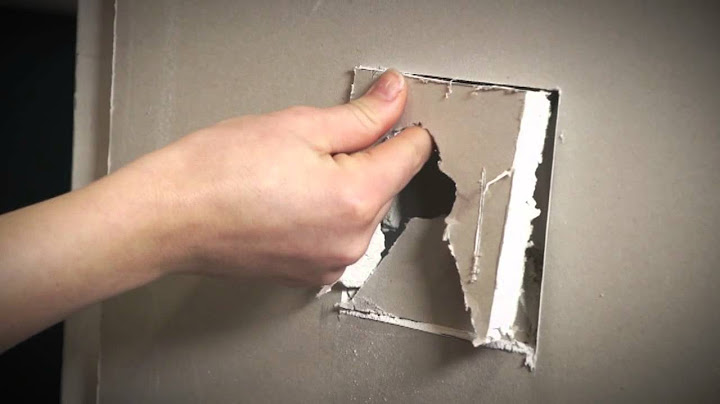 Bunnings D.I.Y Hints and Tips - Fixing A Hole In The Wall