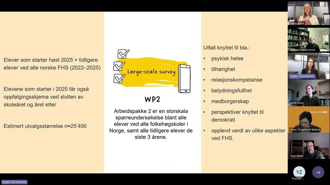 Presentasjon om forskningsprosjektet ENGAGE
