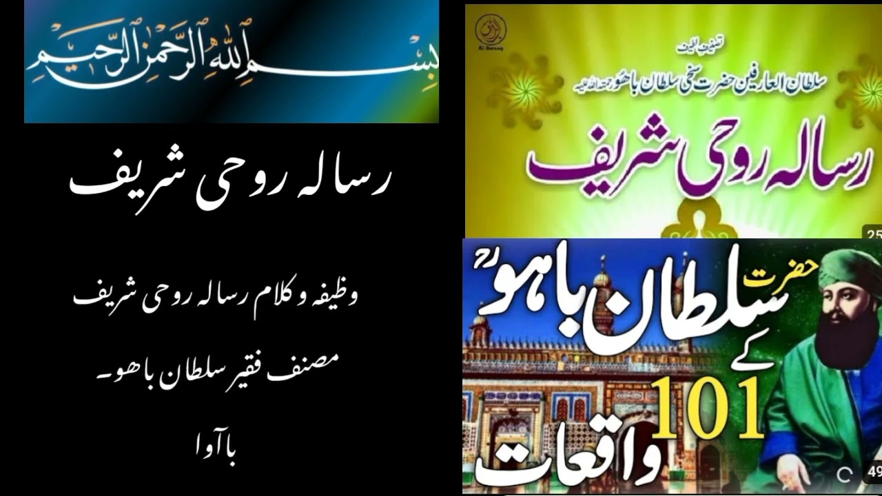 | Risala Roohi Shareef | Risala Rohi Sharif Perne Ka Tarika | Risala Rohi Sharif ke kamalat |