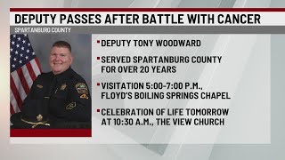Spartanburg Co. deputy passes away after battle with cancer