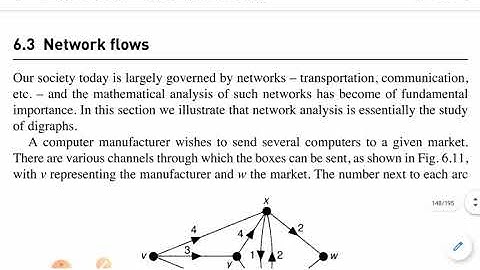 Graph Theory :Network Flow