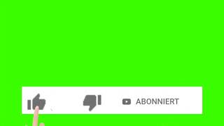 Animated Subscribe Button Green Screen  Bell Bottom Trailer