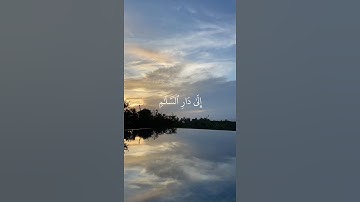 والله يدعوا إلى دار السلام ويهدي من يشاء إلى صراط مستقيم (سورة يونس)