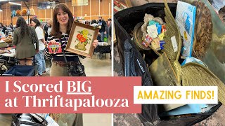 I SCORED HUGE at Thriftapalooza | Vintage Haul for Resale