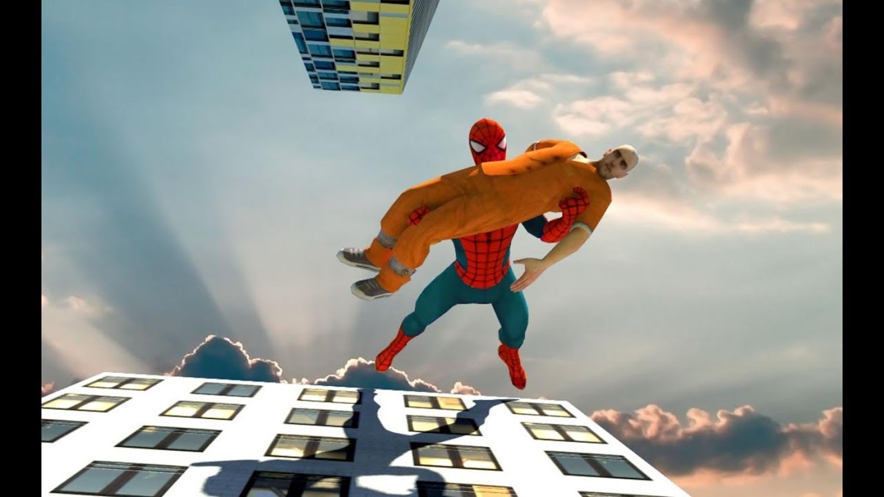 ► Spider Hero City Rescue - Spiderman Robot Battle 3D