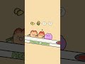 じぇりねこのつけものパーティー！🥒❤️ #じぇりねこ #Jellycat #ゆるキャラ #ショートアニメ #character #イラスト #Animation #shorts