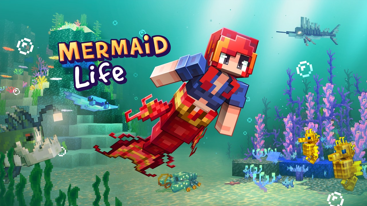Mermaid Life (Minecraft Add-On)