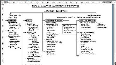 Accounting Software Tally in Bangla - Chart of Accounts Details