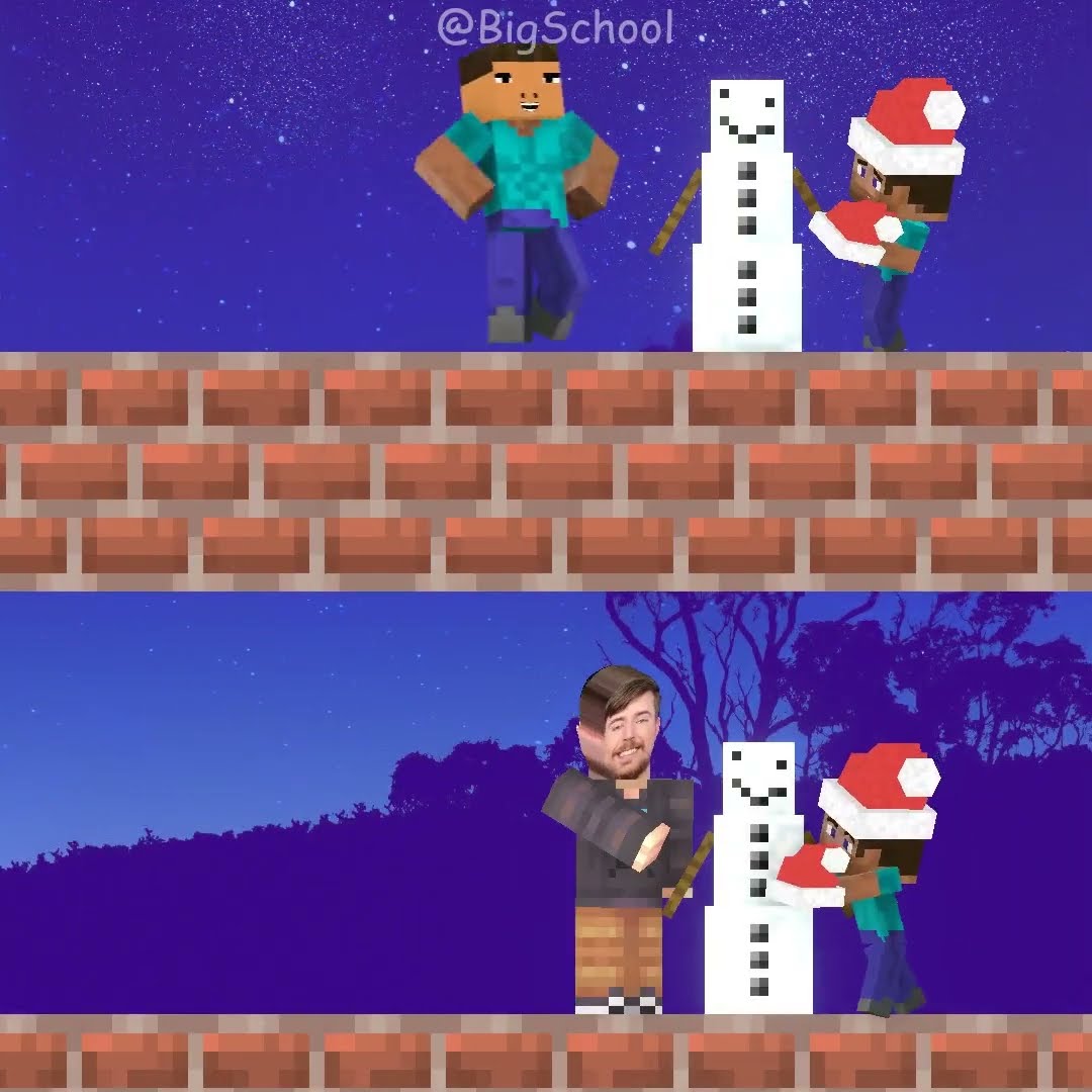 Who deserves to go to heaven? MrBeast or Herobrine? ?