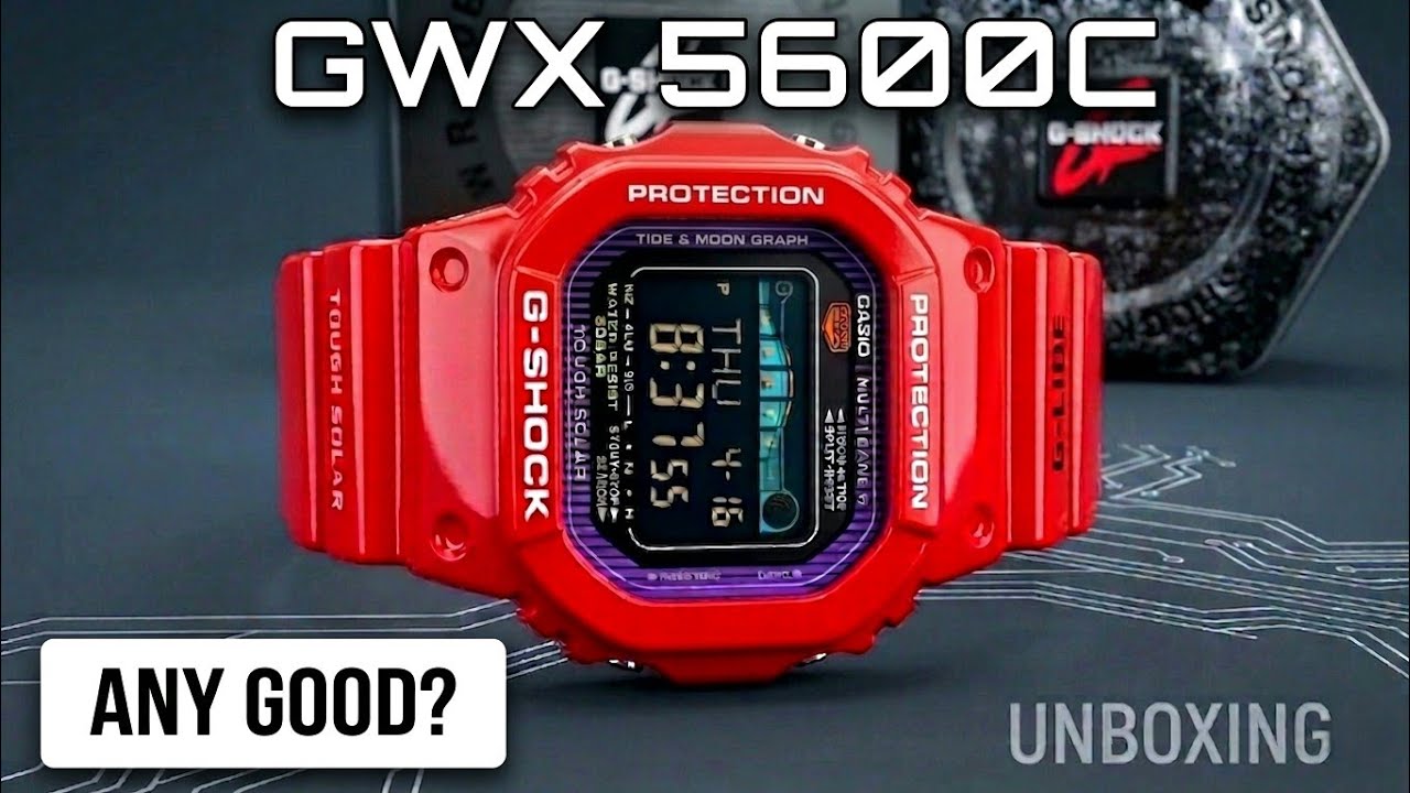 This Red is INSANE! G-Shock G-LIDE GWX-5600C Unboxing & First Look