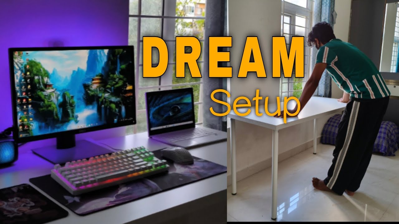 Gaming vlog | Finally Built My DREAM GAMING setup💻✨ | Setup Tour & Aesthetic Desk Makeover