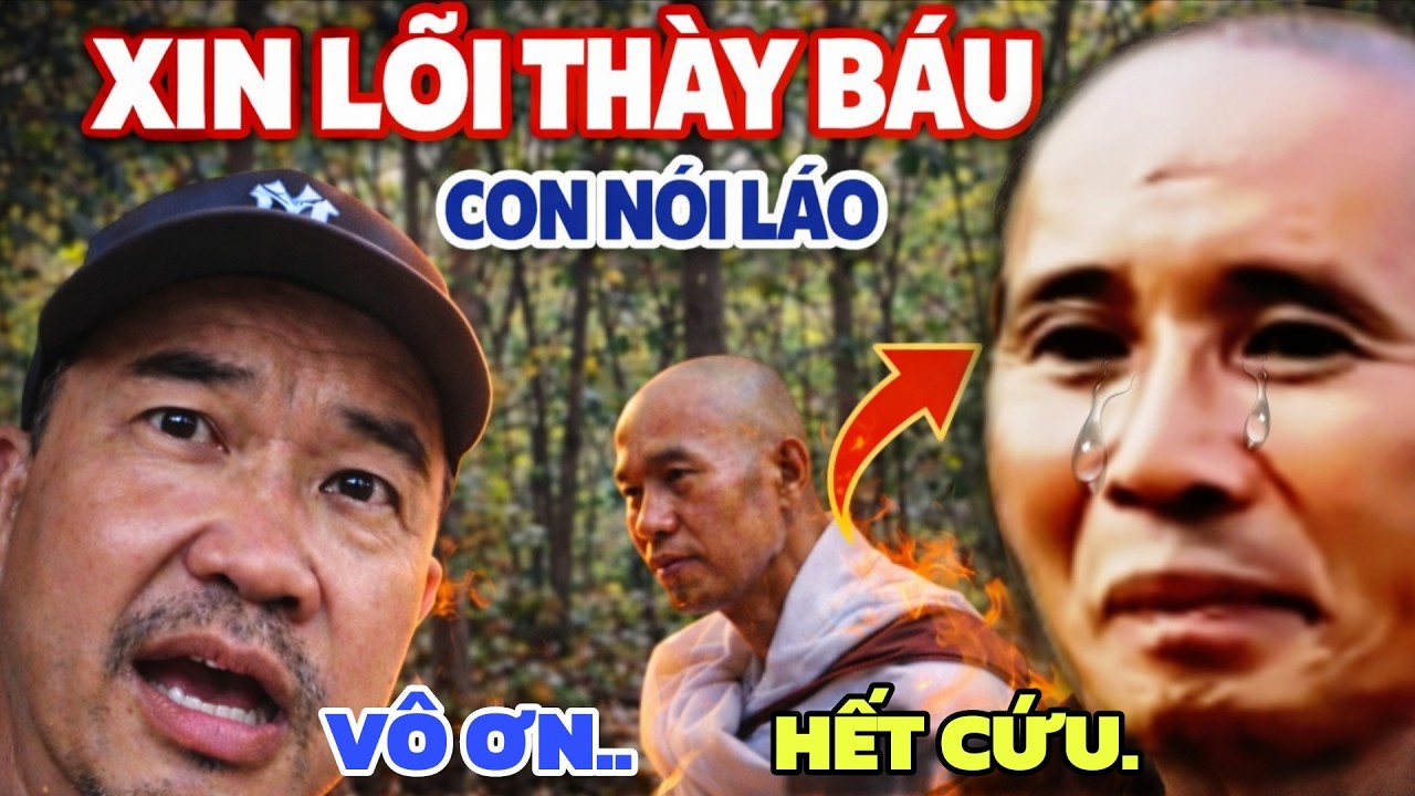 SỐC NẶNG: SƯ MINH TUỆ BẤT NGỜ XIN LỖI ANH BÁU!