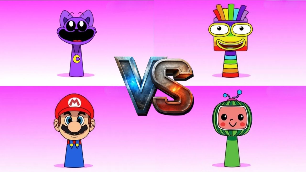 🎮 Incredibox Sprunki OC : Catnap VS Seven VS Mario VS Cocomelon | Tiles Hop