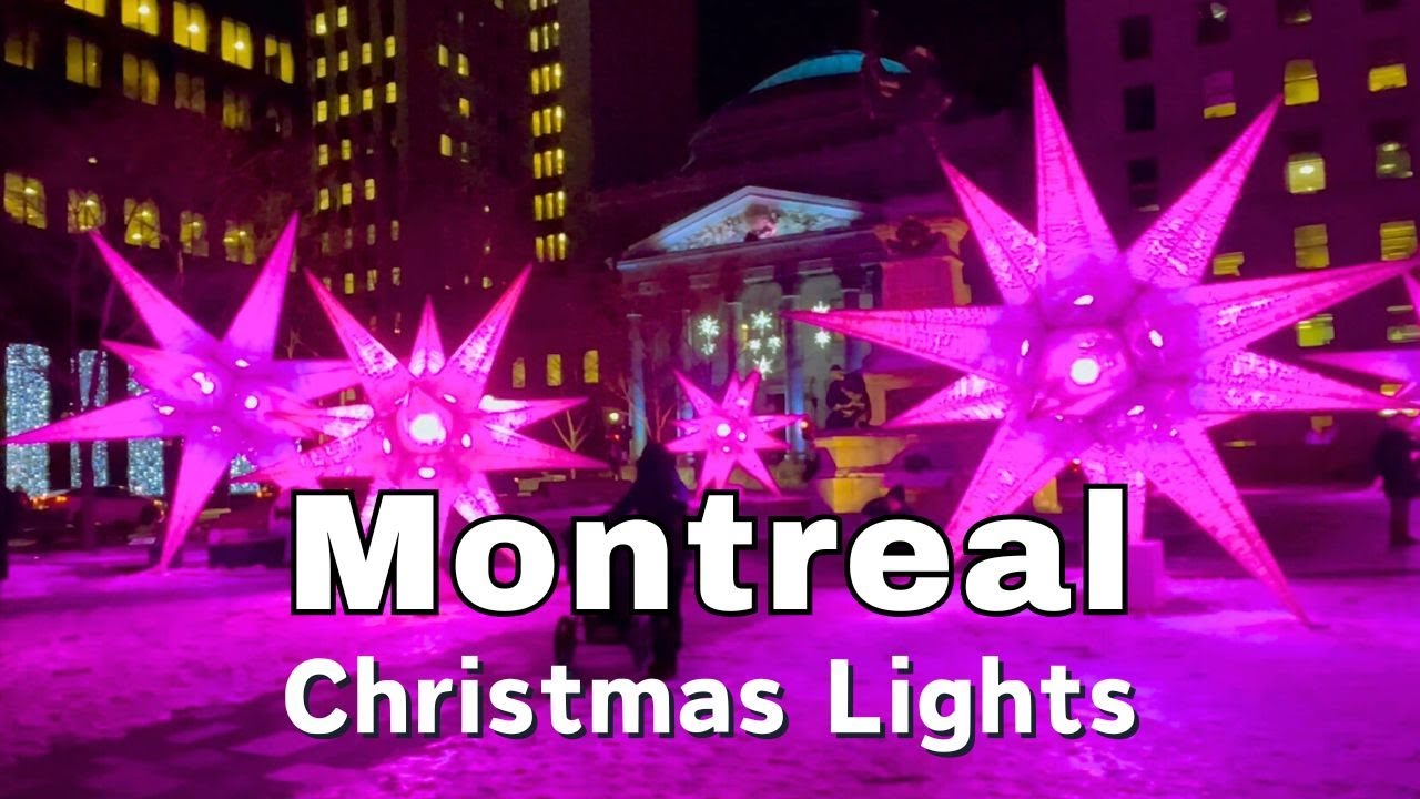 Old Montreal Christmas Lights Walking Tour | Top Holiday Attractions & Festive Things to Do
